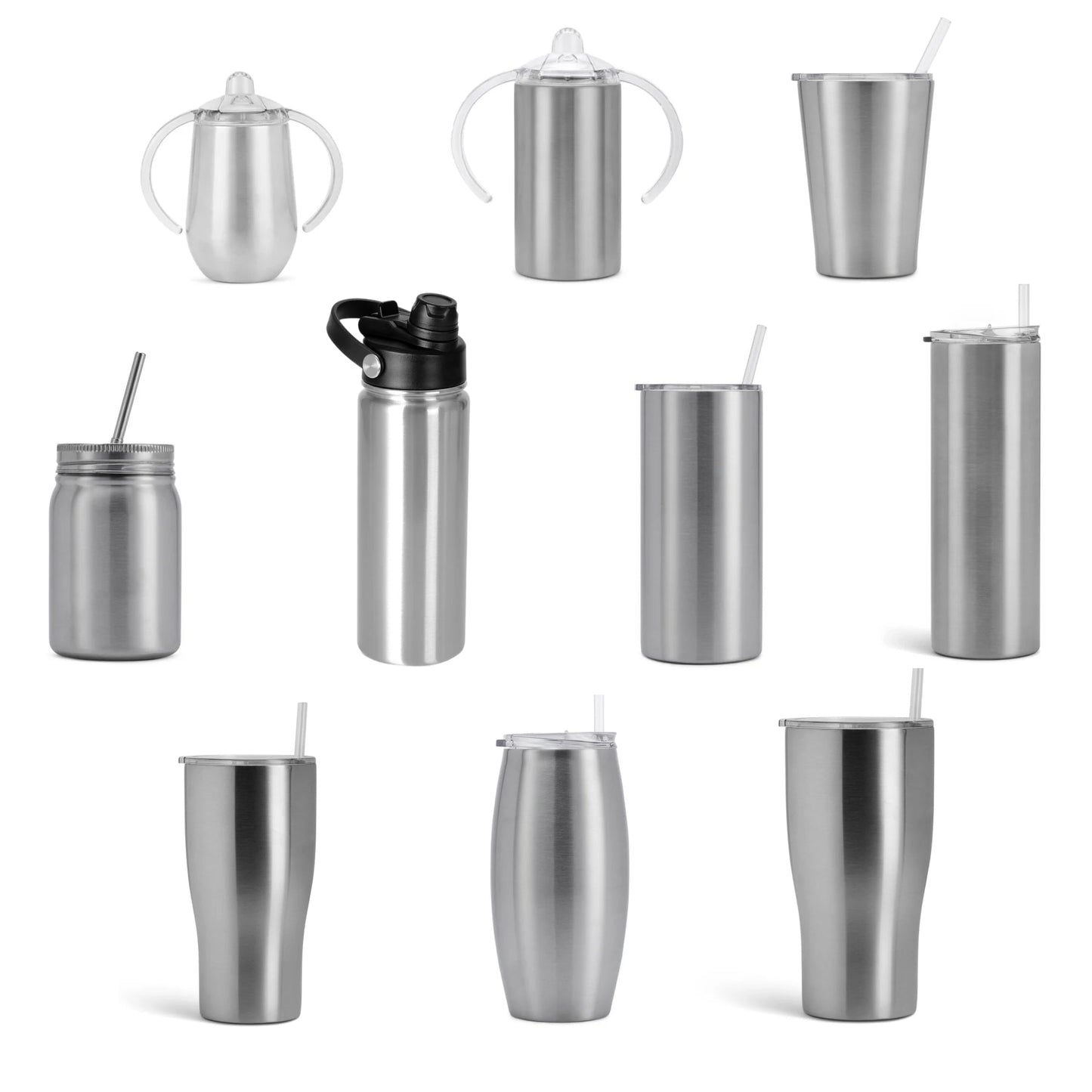 Stainless Steel Tumbler 10 Pack
