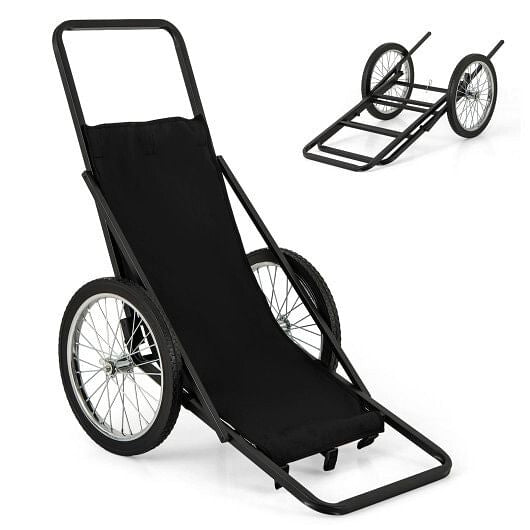 550 LBS Folding Deer Game Cart with Polyester Liner for Hunting