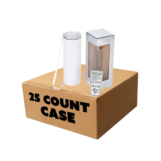 20oz Skinny Tumbler Glitter Shimmer